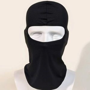 Solid Black Ski Mask